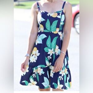 Old Navy Tiered Fit and Flare Floral Dress size XL